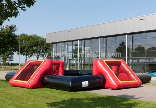 Inflatable football field quadro