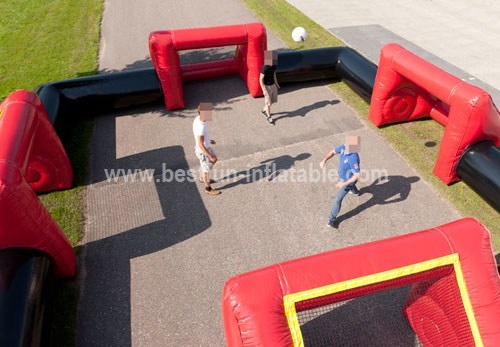 Inflatable football field quadro