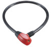 Double color head cable lock