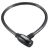 Plastic head cycle cable lock