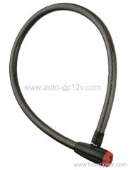 Plastic head cable lock