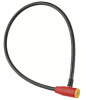 Plastic head cable lock