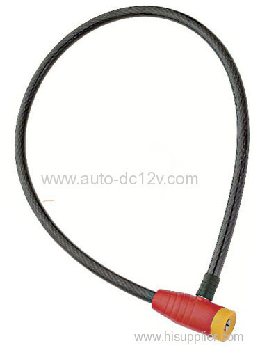 Plastic head cable lock