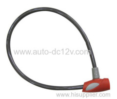 Small color head cable lock