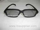 Plastic Circular Polarized 3D 4D 5D TV Glasses In PC Frame OEM