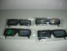 0.06mm PVC / PET laser lenses three d glasses / 3d fireworks glasses