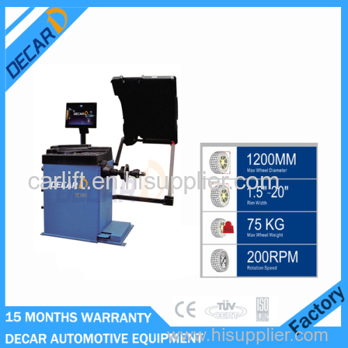 LCD display automatic wheel balancing machine for workshop
