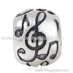 European Style Sterling Silver Music Note Beads