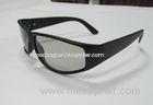 Thicken Lens Linear Polarized 3D Glasses Anti UV380 , Foldable Glasses