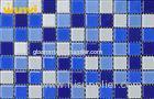 Country Style Mixed Glass Mosaic Decorative Wall Tiles For Swimming Pond