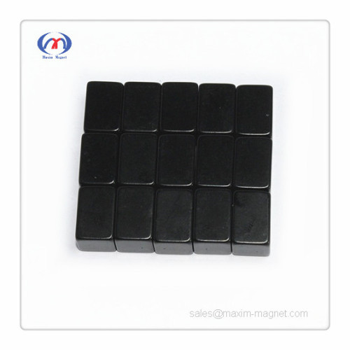 Neodymium Magnetic block with black epoxy coating