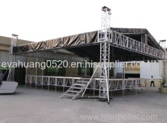 Bolt truss structure with roof for stage