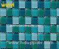 Alkali - Resistant Swimming Pool Glass Modern Mosaic Tile 23 23mm Chip Size