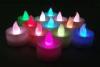 Custom light effect PP plastic LED tealight candles for Christmas day