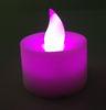 Christmas Red flameless PP plastic LED tealight candles With Toggle switch