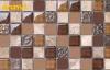 Natural Glossy Glass Ceramic Mosaic Tiles , Ceramic Wall Tiles For Kitchen