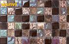 Colorful Porcelain And Glass Ceramic Mosaic Tiles , Commercial Ceramic Tile