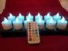 Multi colors remote control induction rechargeable LED Candles With Timer