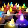 Customized flashing seven colors Floating LED Candles of ABS plastic