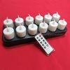 ABS plastic Rechargeable NI-MH battery flameless LED candles OF Button switch