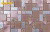 Decorative Wall and Floor Kitchen Mosaic Tiles , Kitchen Backsplash Glass Tile
