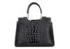 Croco Patent Leather Handbag