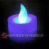 Blue Flickering LED Candles , PP plastic flameless LED tealight candles