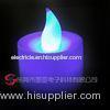 Blue Flickering LED Candles , PP plastic flameless LED tealight candles