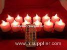 12 colors induction rechargeable electric plastic LED candles