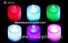 3V Mini plastic flameless electric LED candles with seven flashing colors
