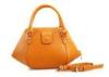Brown / Black Fashion Ladies Leather Handbags with Lip Shape