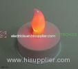 PE plastic flameless LED tealight candles with seven colors gradual change