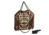 Ladies Fashion Medium Sized PU Leather Bag Fold Over Tote Handbag