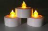 Personalized flickering Flameless PP plastic LED colored tealight candles