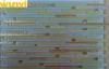 Transparent Strip Mosaic Tiles With 10*10 Mirror Mosaics Chips For House Wall Dec.