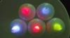 Flickering decorative PP plastic LED floating candles with flashing colors