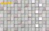 Anti - Oxidant Small Square Glass Chip Mosaic Tile For Bathroom Floor