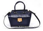 Womens Soft PU leather tote bag with Rolled Handles and Special Lock