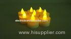 Halloween party PP plastic flameless flickering LED candles of yellow