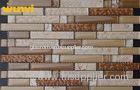 Custom 300 300mm Irregular Wavy Glass Mosaic Tile For Kitchen Room