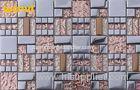 Alkali - Resistant Glass And Metal Mosaic Tile , Exterior Mosaic Tiles