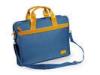Fashion Blue Nylon Bag with Leather Handles for Laptop / Notebook