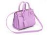 Purple Lizard Leather HandBag