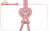 Sparkling Heart Charms Step In Harness with Detachable leash