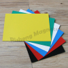 High Quality PVC Vinyl Applied Flexible Magnetic Sheeting 0.75mm x A4 Size With UV Coating