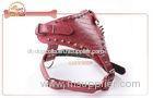 Unusual Handcrafted Faux Crocodile Leather Large Cute Dog Harnesses Luxurious For Walk
