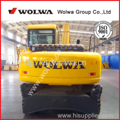 Wolwa 10T Wheeled Hydraulic Excavator Wheel Excavator