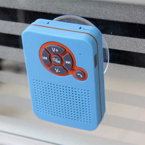 Waterproof Bluetooth Shower Speaker With Auto FM Radio