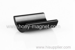 Bonded neodymium rare earth ferrite magnet materials