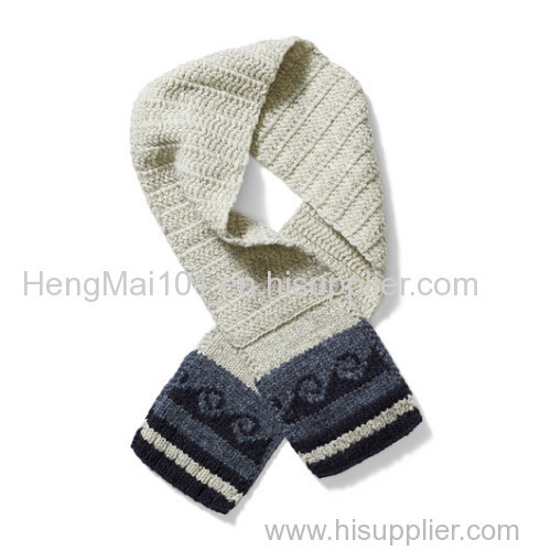 jaquard scarf knitted winter scarf long acrylic scarf custom made